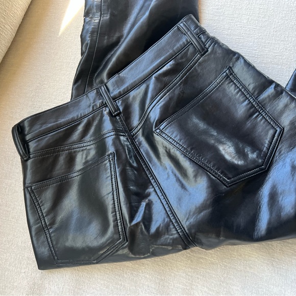 AGOLDE LEATHER 90'S PINCH WAIST - Picture 4 of 10